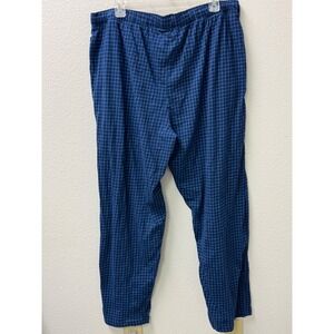 Ivy Crew‎ Blue Plaid Pajama Pants Loungewear Sleepwear Size XL